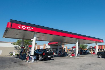 Image of Copperfield gas station in Calgary, Alberta.