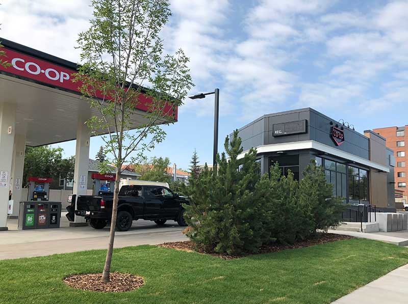 Image of Killarney gas station in Calgary, Alberta.