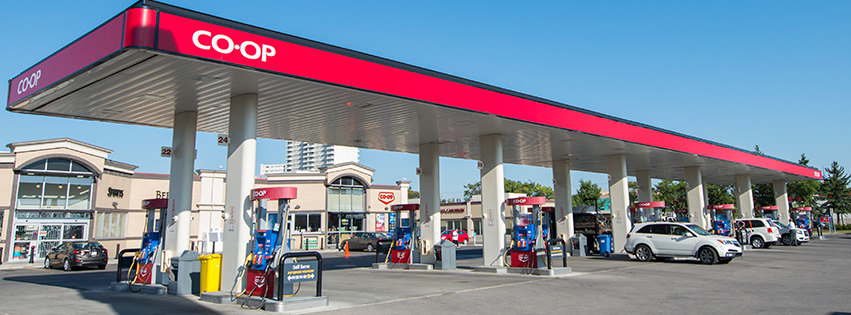 Image of Kingsland gas station in Calgary, Alberta.
