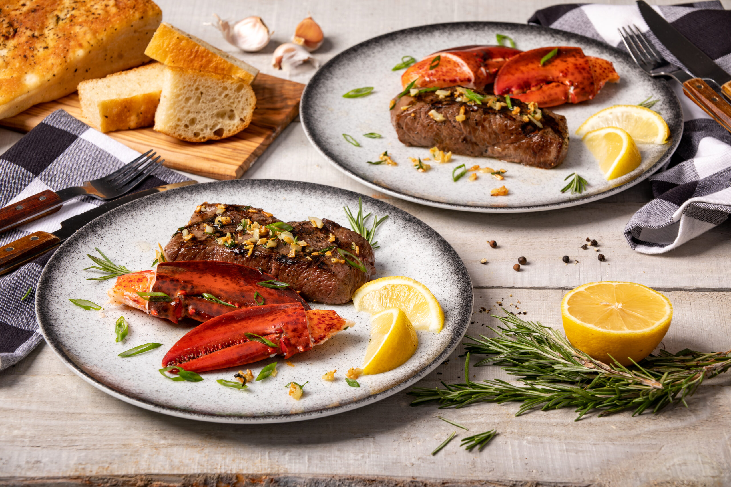 Frilled Flat Iron Steak with Butter Poached Lobster - Calgary Co-op