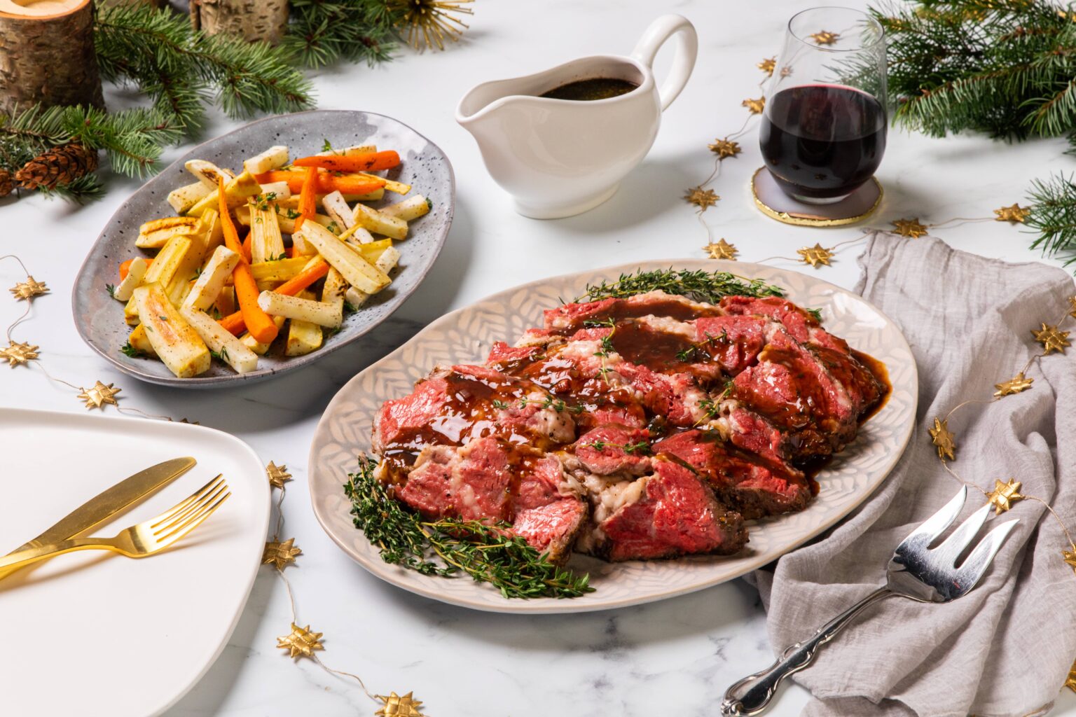 Royal Prime Rib with Roasted Root Vegetables Calgary Coop