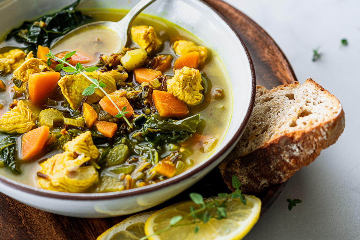 Golden Ginger & Garlic Chicken Soup - Calgary Co-op